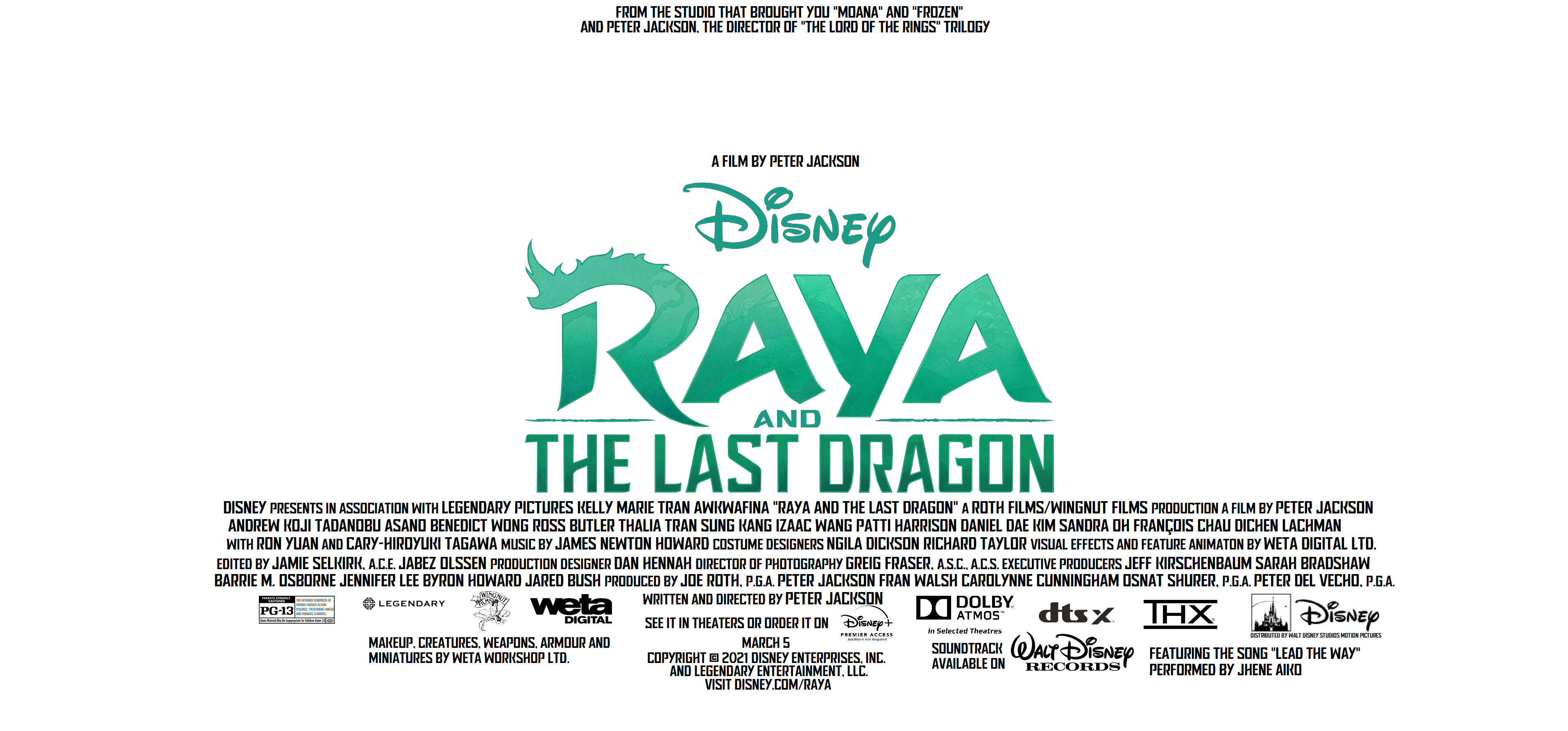 Peter Jackson s Raya And The Last Dragon Credits By SamLikesAnArt On peter-jackson-s-raya-and-the-last-dragon-credits-by-samlikesanart-on