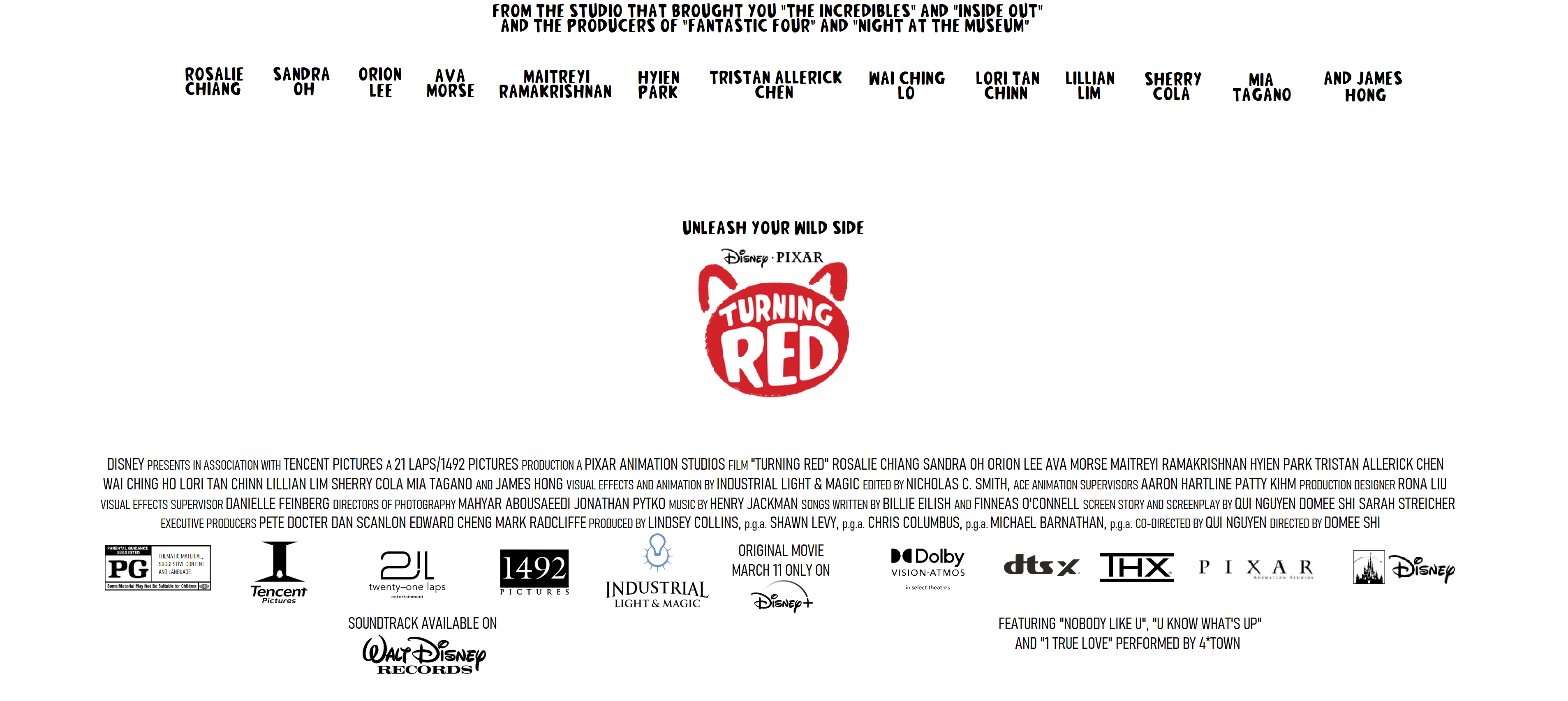 Red Credits Deviantart Turning Red (My Version) Credits by SamLikesAnArt on DeviantArt