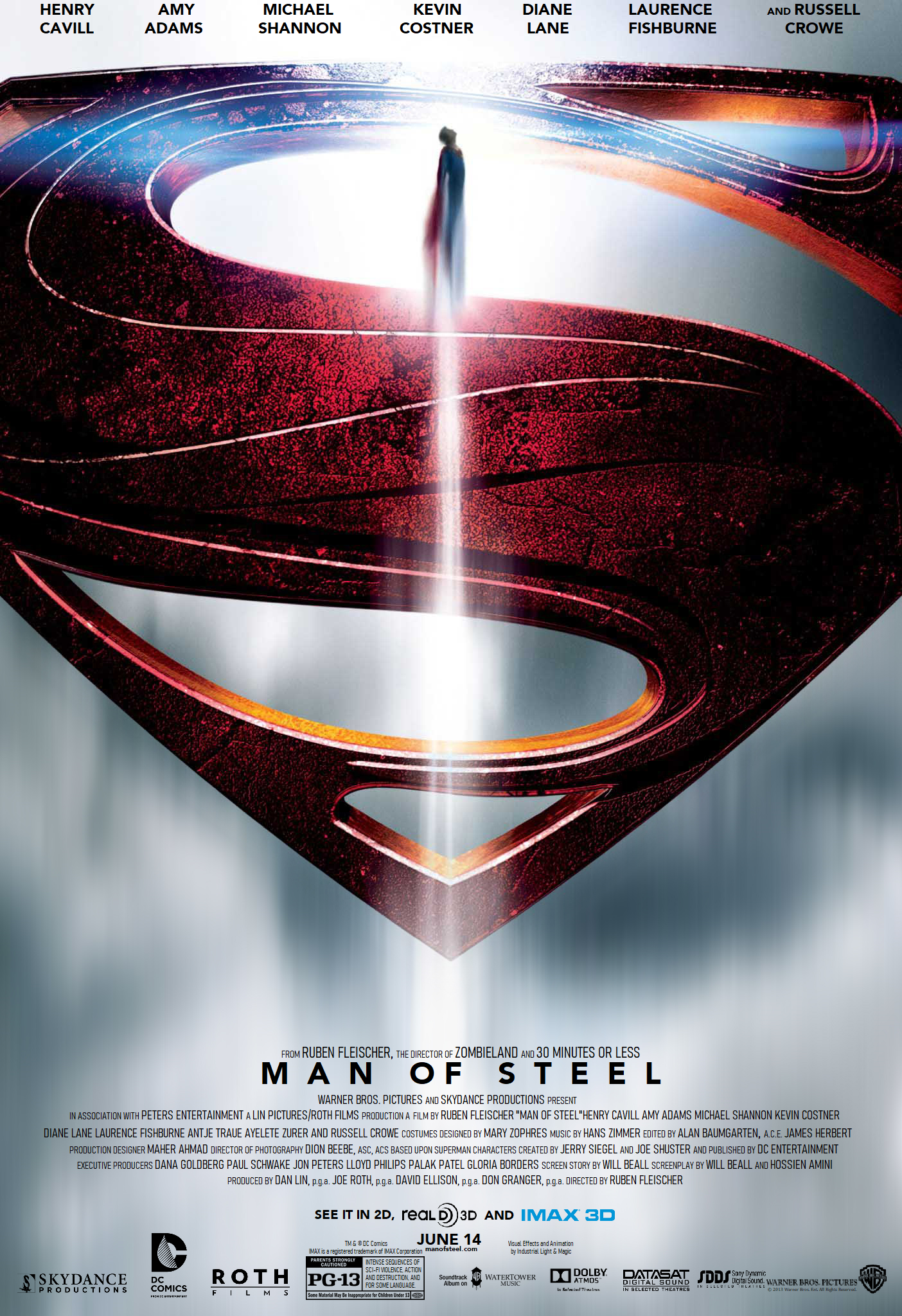 The Man of Steel: Best Superhero Flick Ever ( with Spoilers )