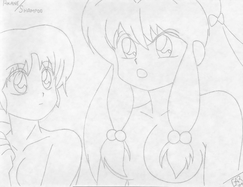 Akane and Shampoo -from Ranma- by eddy1008 on DeviantArt Akane and Shampoo -from Ranma- by eddy1008 on DeviantArt