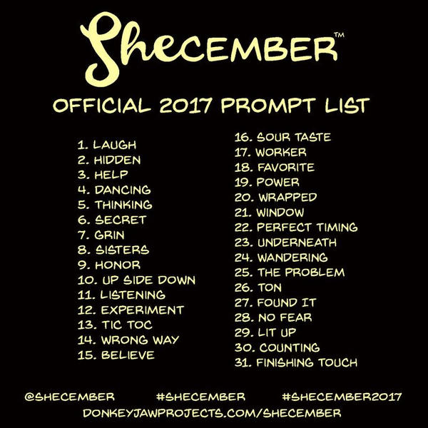 SHECEMBER ART CHALLENGE 2017