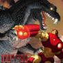 Iron Man vs. Godzilla #1 (Marvel Now style cover)