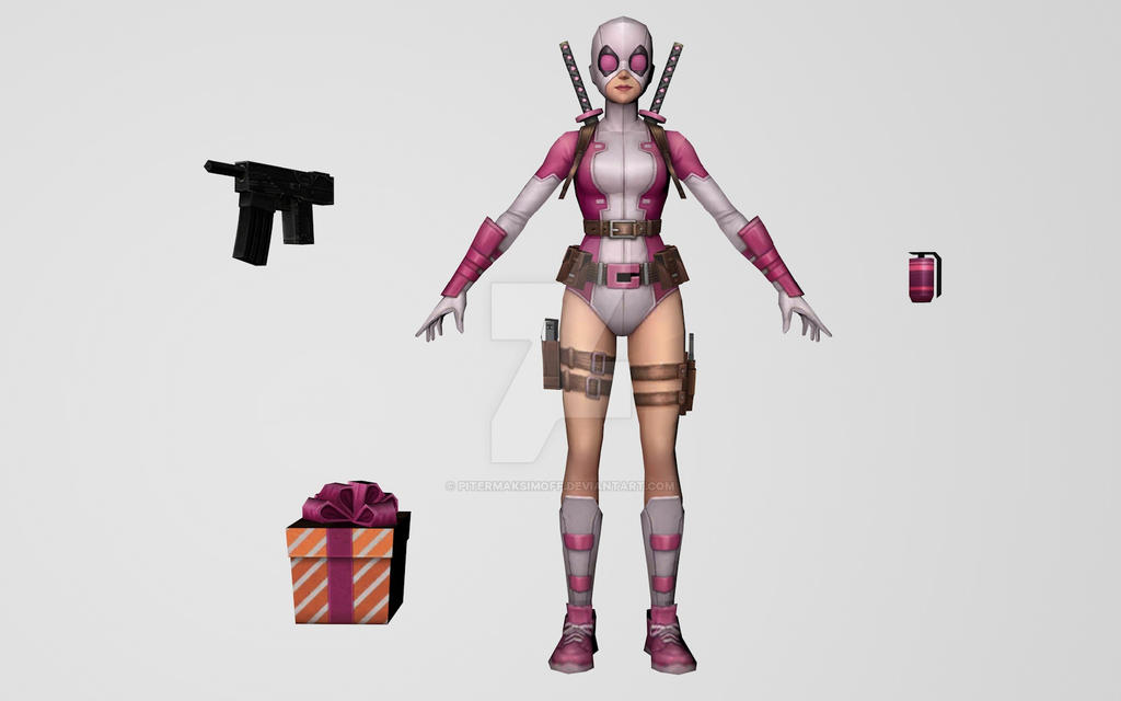 Gwenpool (MarvelFF 3D Model)