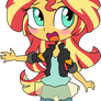 Sunset Shimmer Chibi