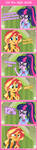 Equestria Girls Comic: Not the right words by kingdark0001