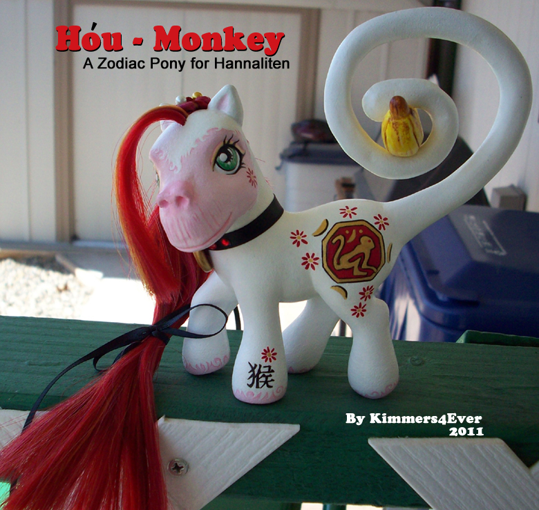 Hou  the Monkey Zodiac Pony