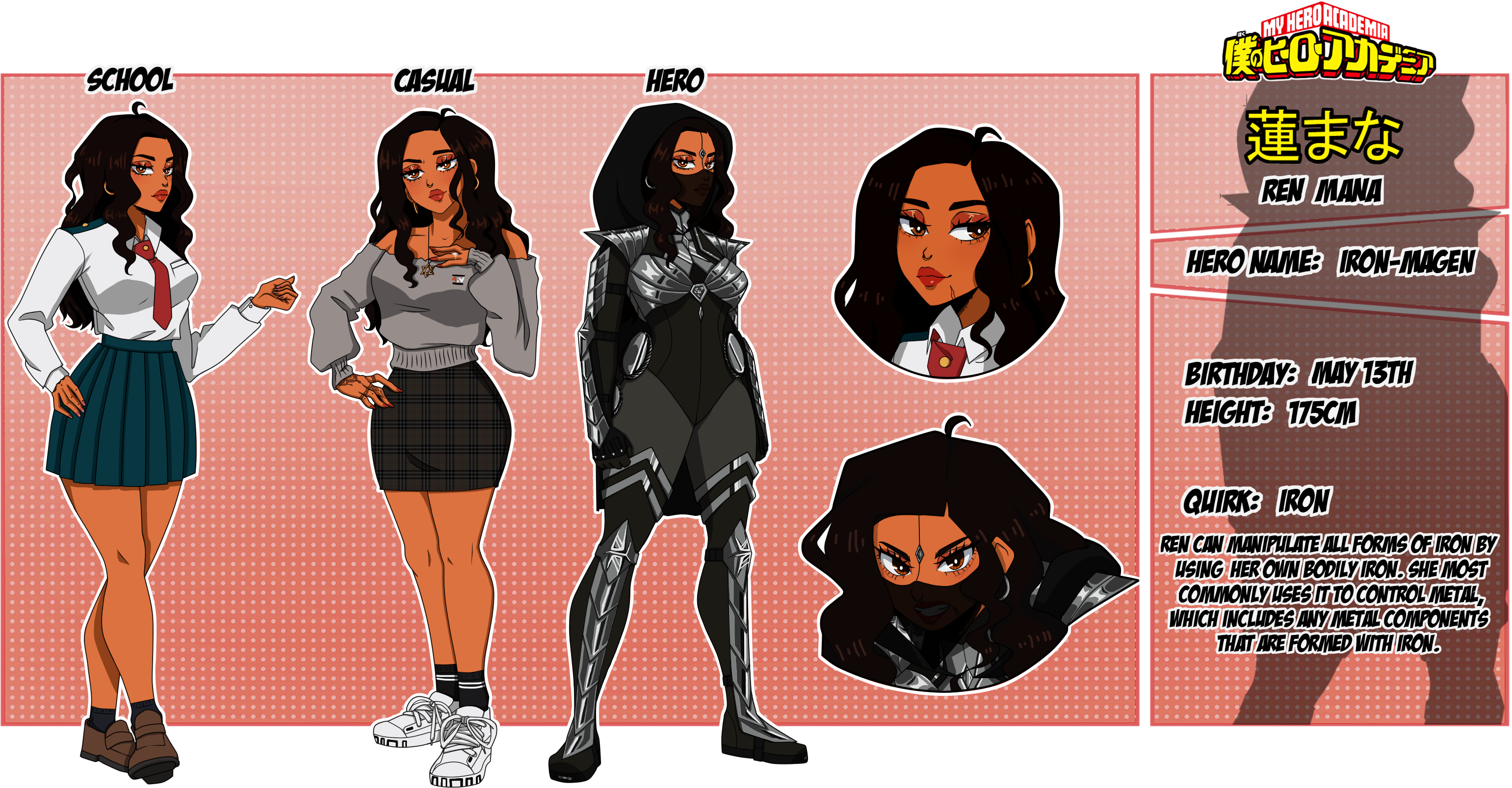 picture Oc Character Full Body Bnha Oc Base bnha oc ren mana character profile