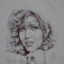 Nancy Allen - signed portrait (ballpointpen)