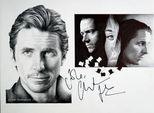 Christian Bale - signedportraits (ballpoint pen)