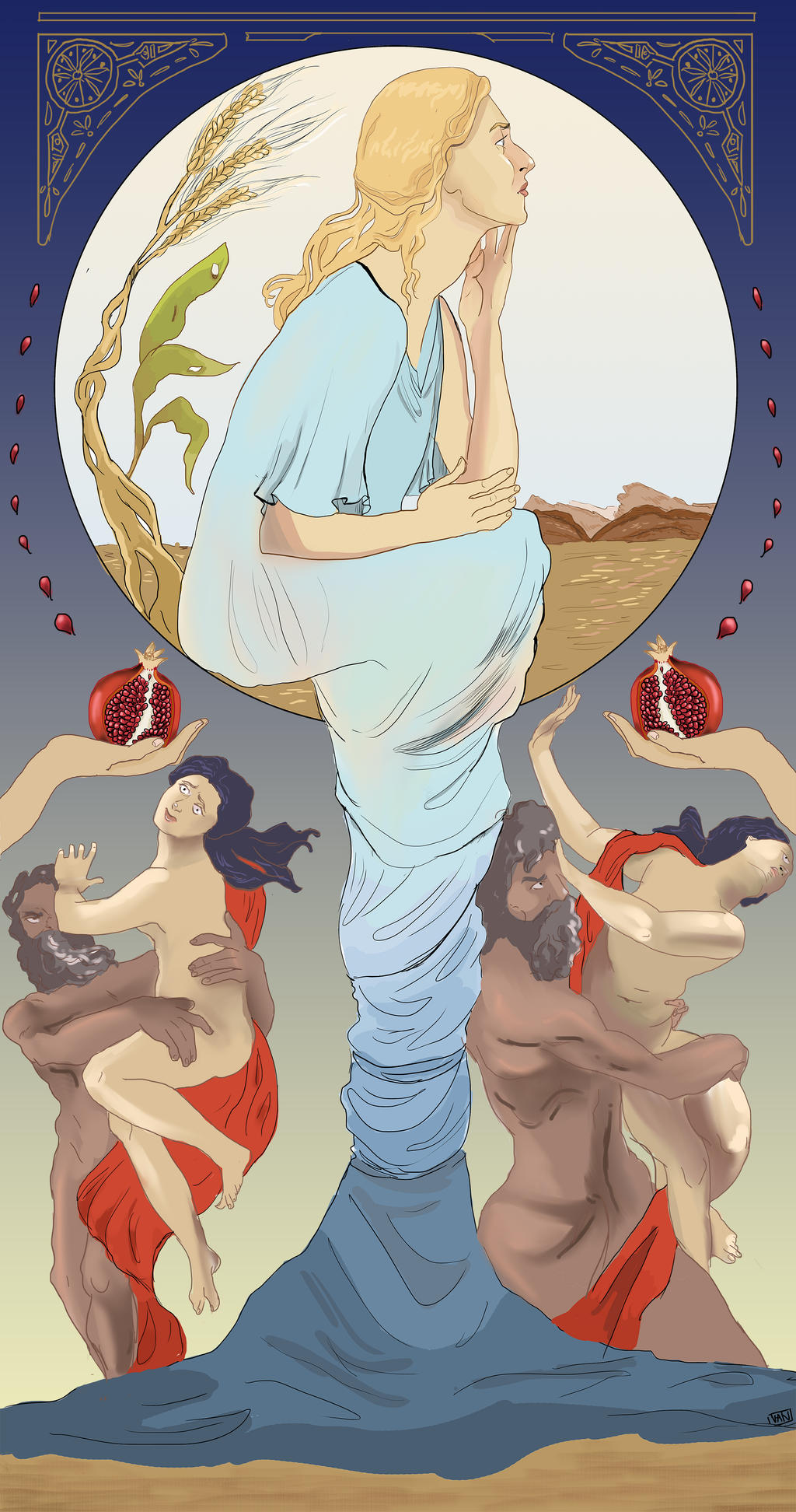 Demeter Grieving Demeter's Grief. by vanshands on DeviantArt