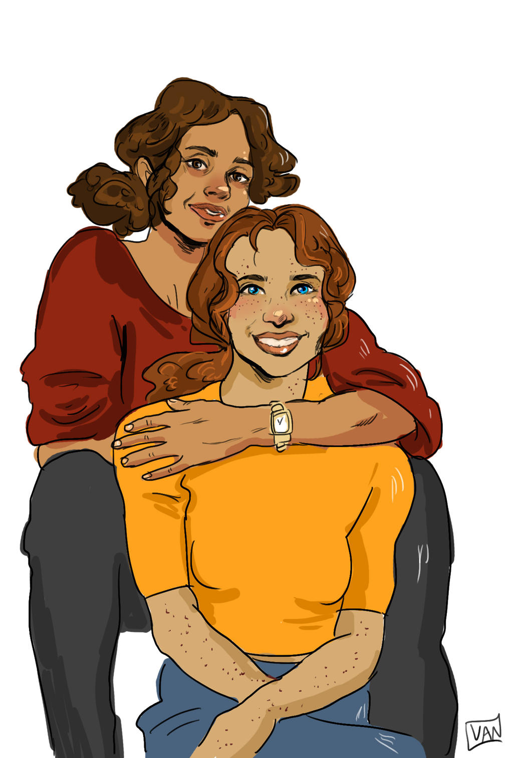 Mother and Daughter by vanshands on DeviantArt