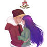 under the mistletoe