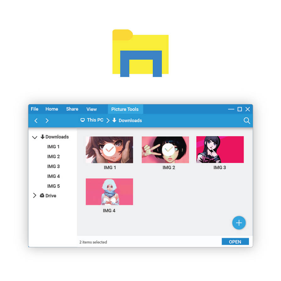 File Explorer Design Model Windows 10 File Explorer With Material Design by Zemino on DeviantArt
