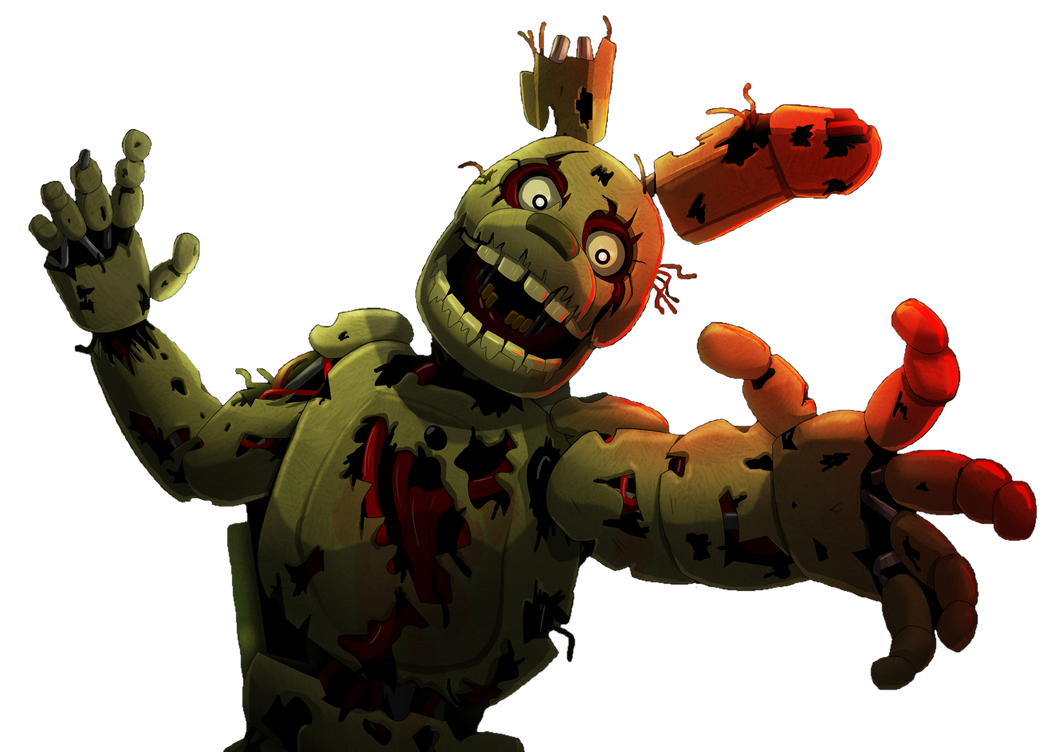 Springtrap Render by IncinaNeverDies on DeviantArt