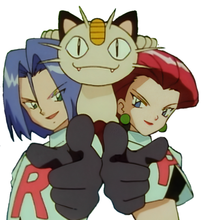 Team Rocket (Pokemon) Render by IncinaNeverDies on DeviantArt