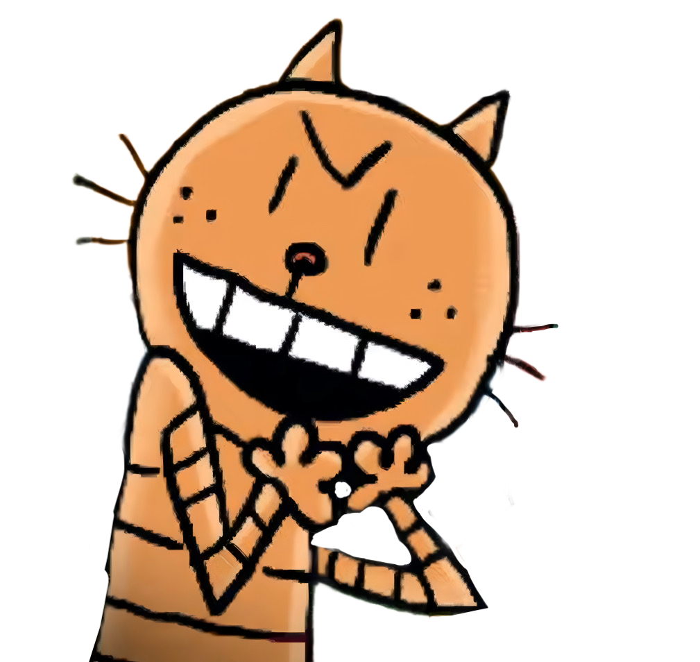Petey the Cat (Dog Man) Render by IncinaNeverDies on DeviantArt