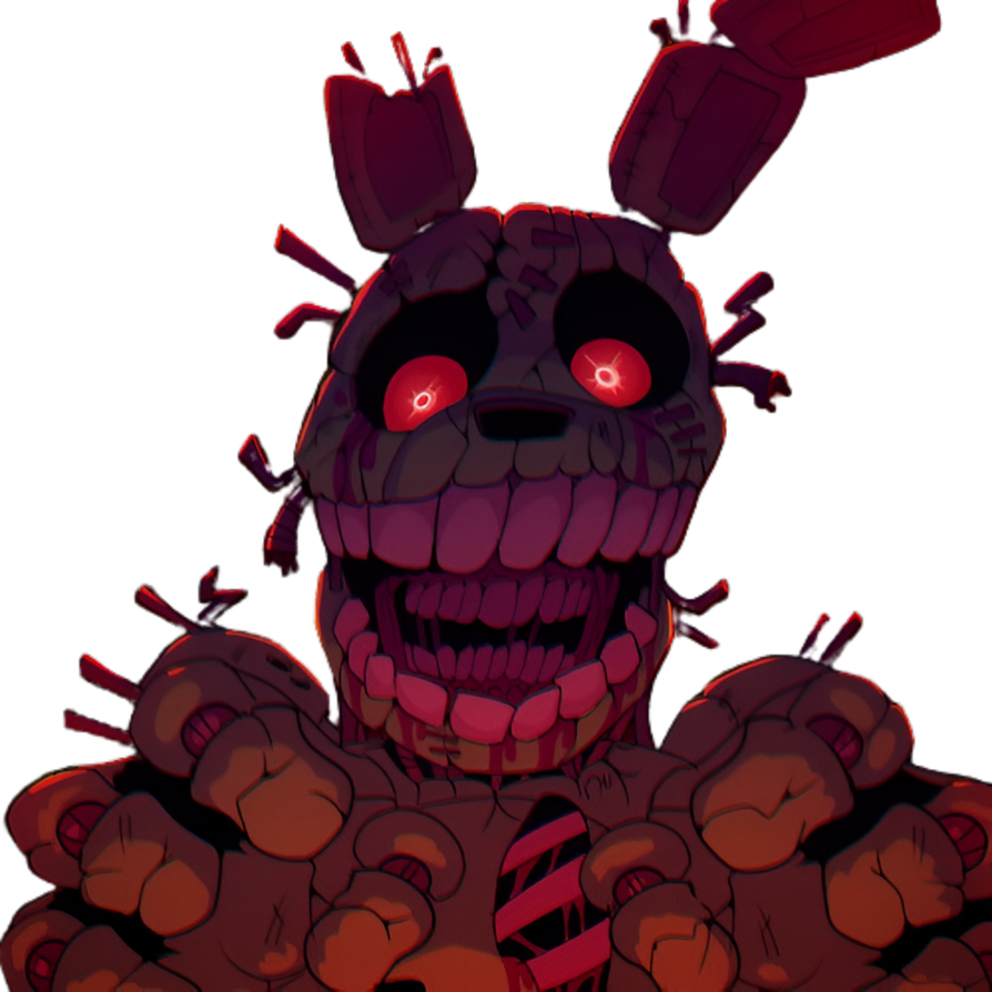 Pink Springtrap Springtrap (FNAF) Render by IncinaNeverDies on DeviantArt