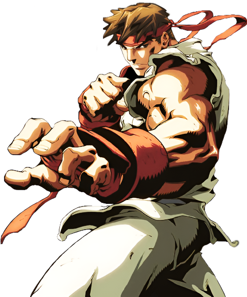 Low Quality Ryu Ryu (Street Fighter) Render by IncinaNeverDies on DeviantArt