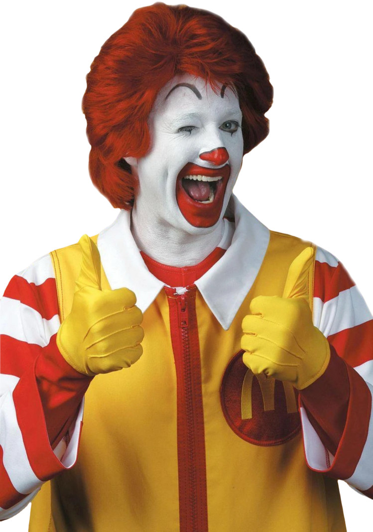 Ronald Render Ronald McDonald Render by IncinaNeverDies on DeviantArt