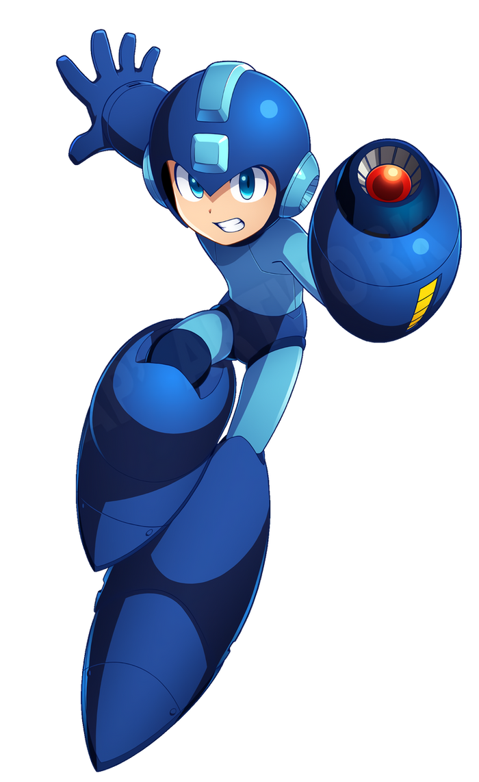 Mega Man Render by IncinaNeverDies on DeviantArt