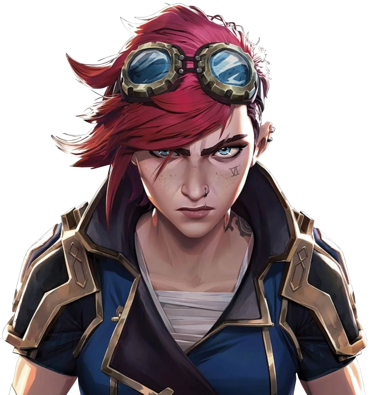 Vi R L Vi (League of Legends) Render by IncinaNeverDies on DeviantArt