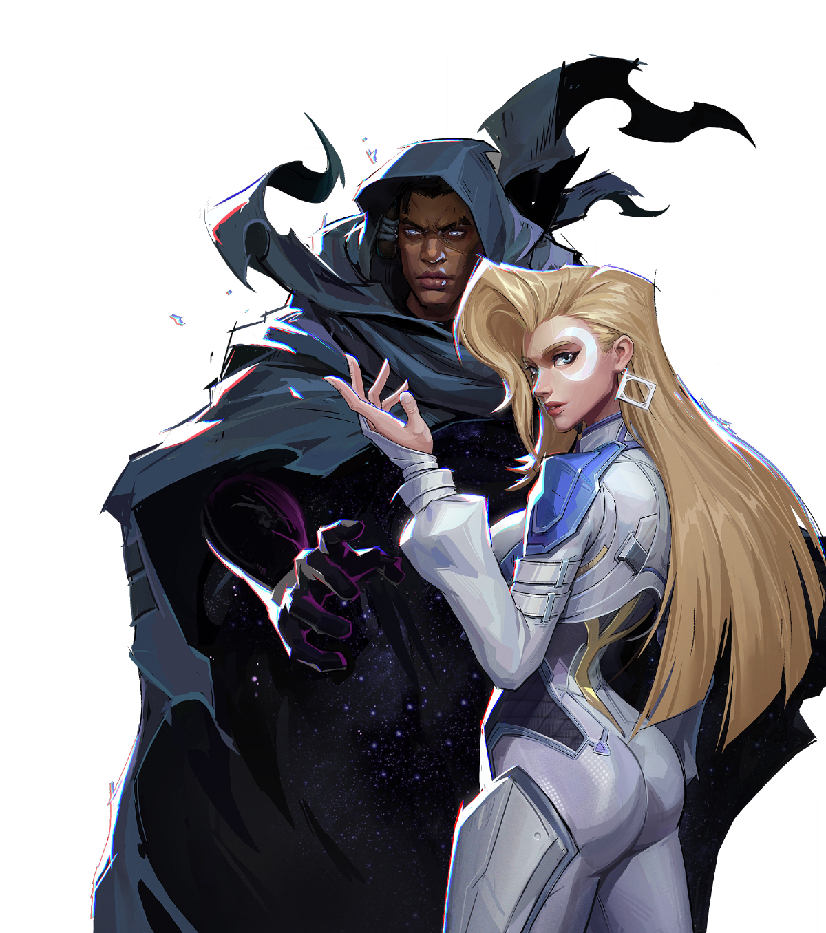Ma Veval Cloak and Dagger (Marvel) Render by IncinaNeverDies on DeviantArt