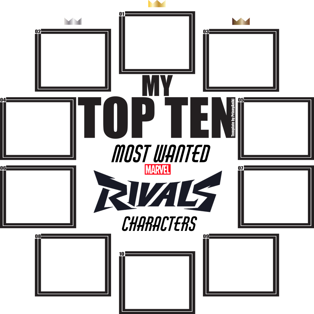 Most Wanted Marvel Rivals Characters Template by IncinaNeverDies on ...