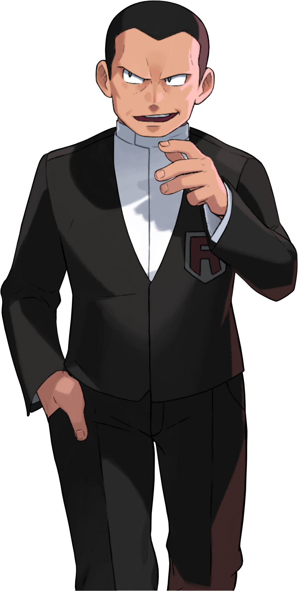 Fan Rendered Pokemon Giovanni (Pokemon) Render by IncinaNeverDies on DeviantArt