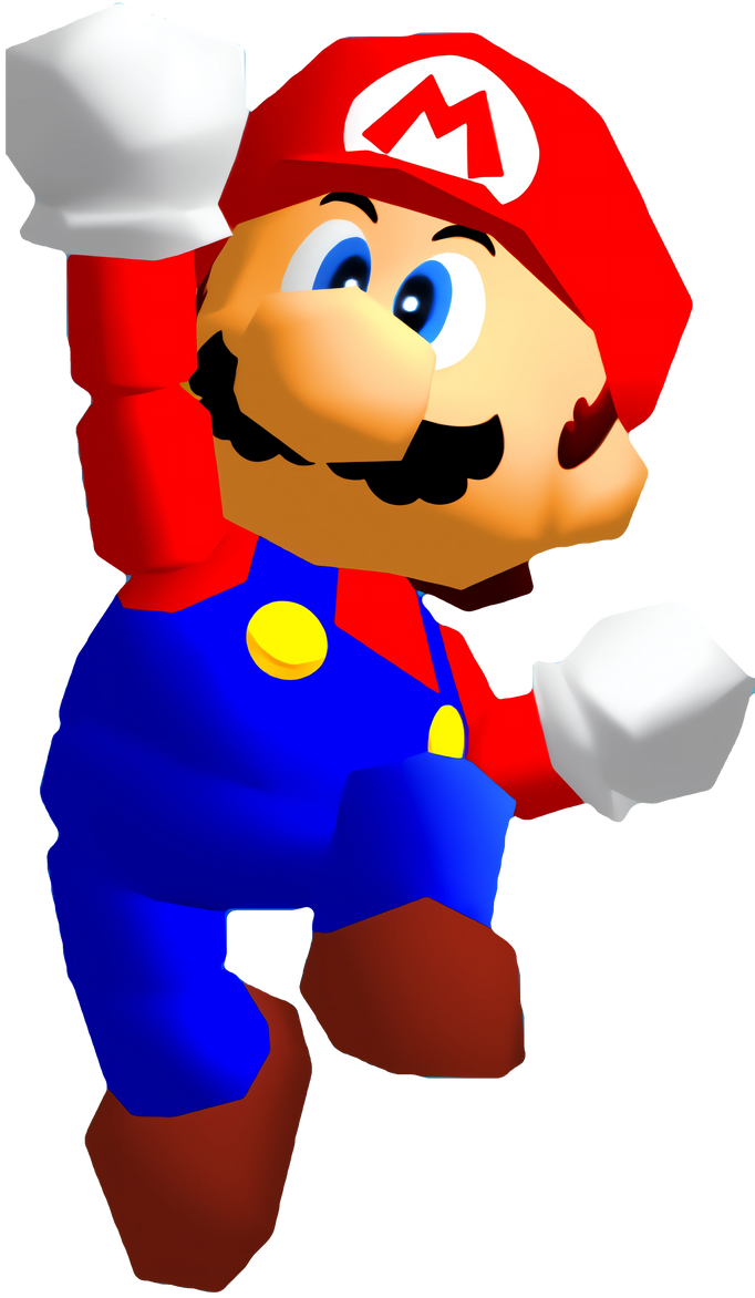 Mario 64 Rendrr Mario (Smash 64) Render PNG by IncinaNeverDies on DeviantArt