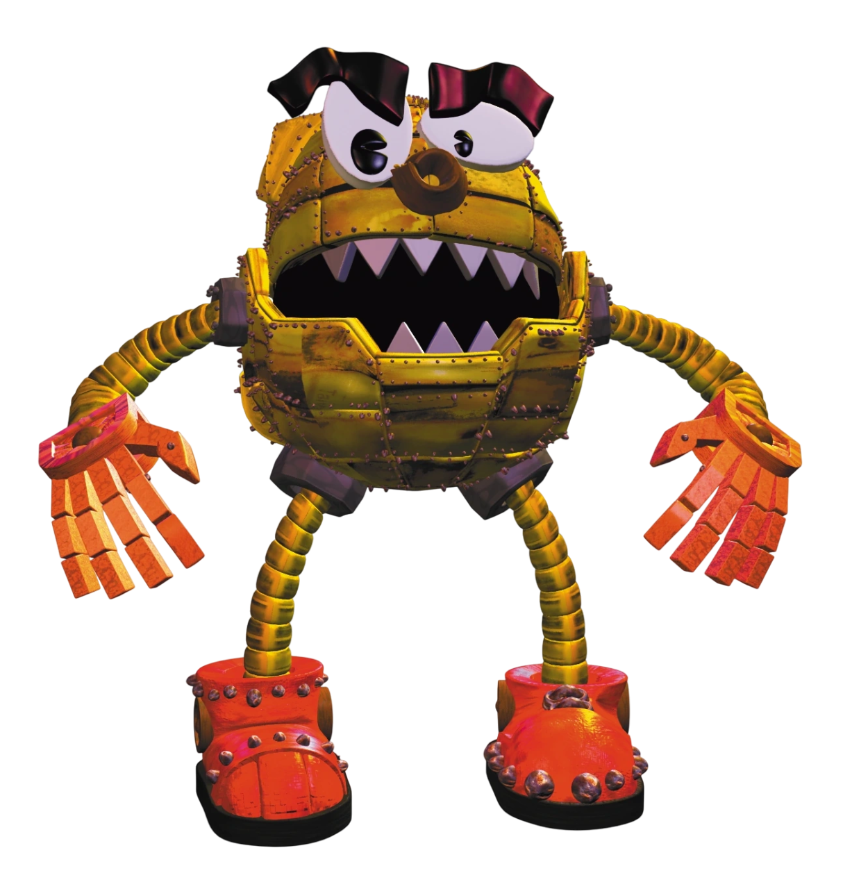 Toc-Man (Pac Man) Render PNG by IncinaNeverDies on DeviantArt