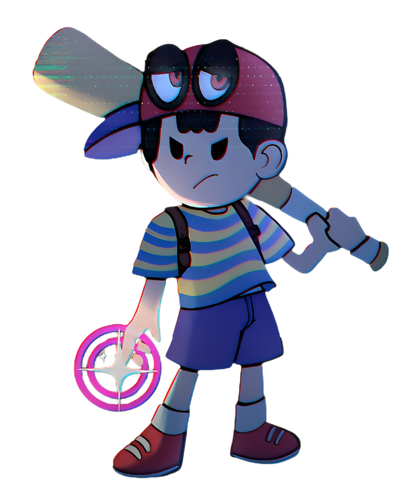 Ness (Smash Ultimate: WIDR AU) Render PNG by IncinaNeverDies on DeviantArt