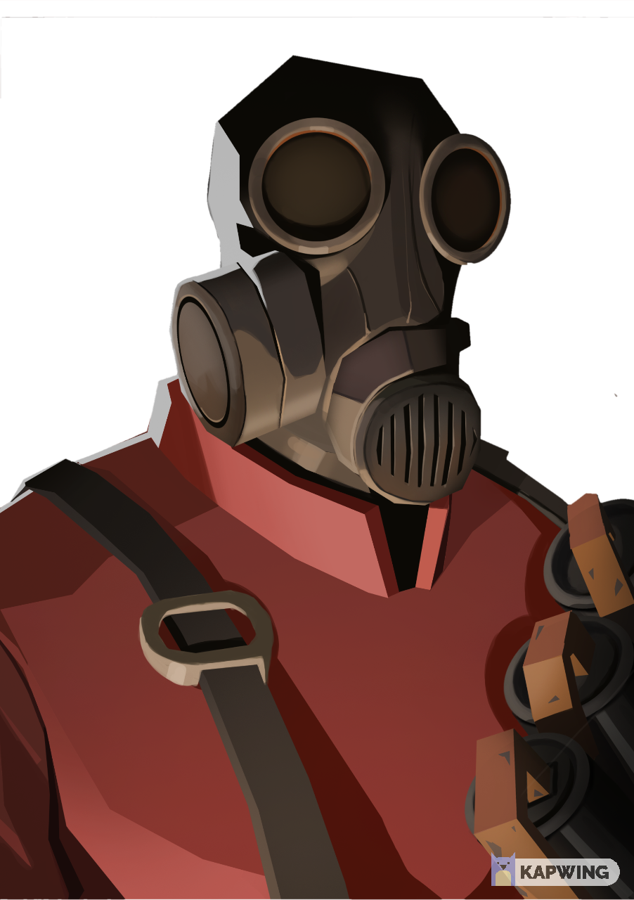 Pyro (Team Fortress 2) Render PNG by IncinaNeverDies on DeviantArt
