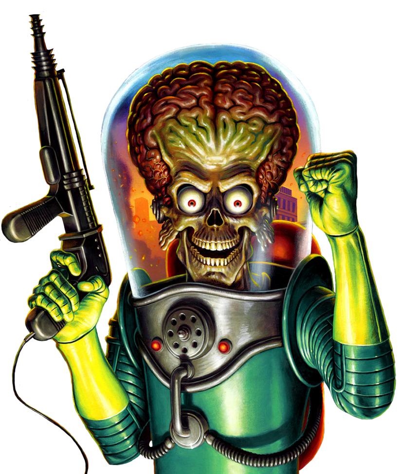 Martians (Mars Attack) Render PNG by IncinaNeverDies on DeviantArt