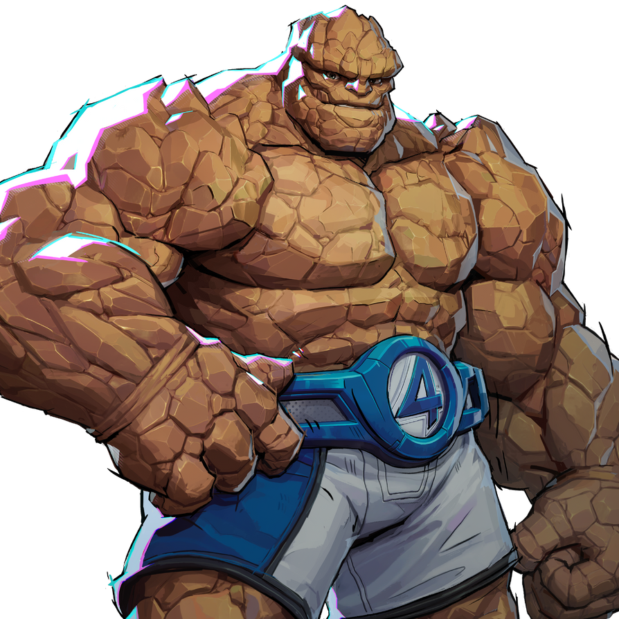 The Thing (Marvel) Render PNG by IncinaNeverDies on DeviantArt