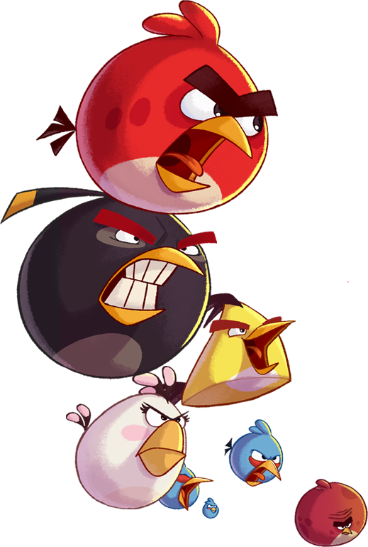 Angry Birds Render PNG by IncinaNeverDies on DeviantArt