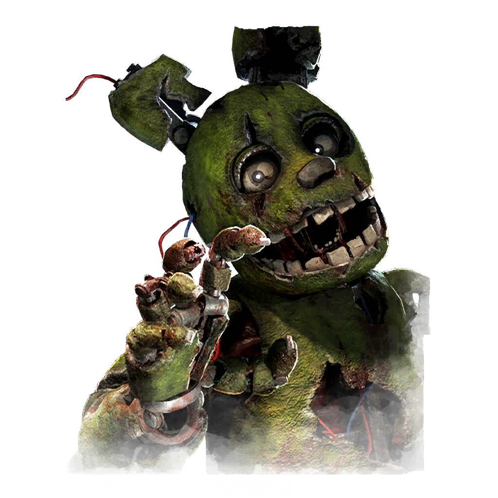 Spring Trapp Icon Springtrap (FNAF) Render PNG by IncinaNeverDies on DeviantArt