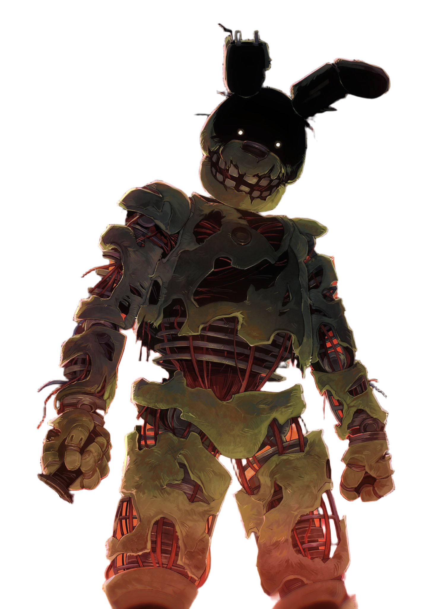 Springtrap Transparent Springtrap (FNAF) Render PNG by IncinaNeverDies on DeviantArt
