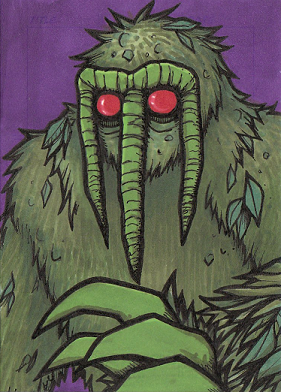 Man-thing trading card