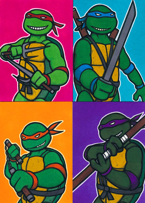 Teenage Mutant Ninja Turtles card set by Yamallow on DeviantArt Teenage Mutant Ninja Turtles card set by Yamallow on DeviantArt