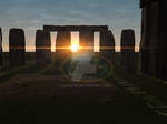 Stone Henge sunrise by Hawk750