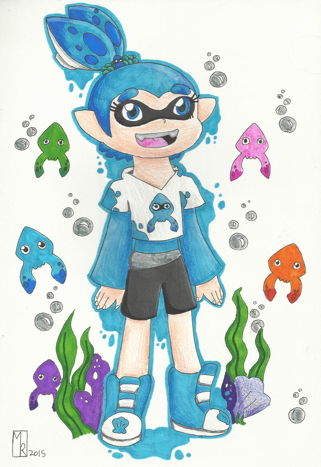 Splatoon Figure Deviantart Splatoon by Kenzie9202000 on DeviantArt
