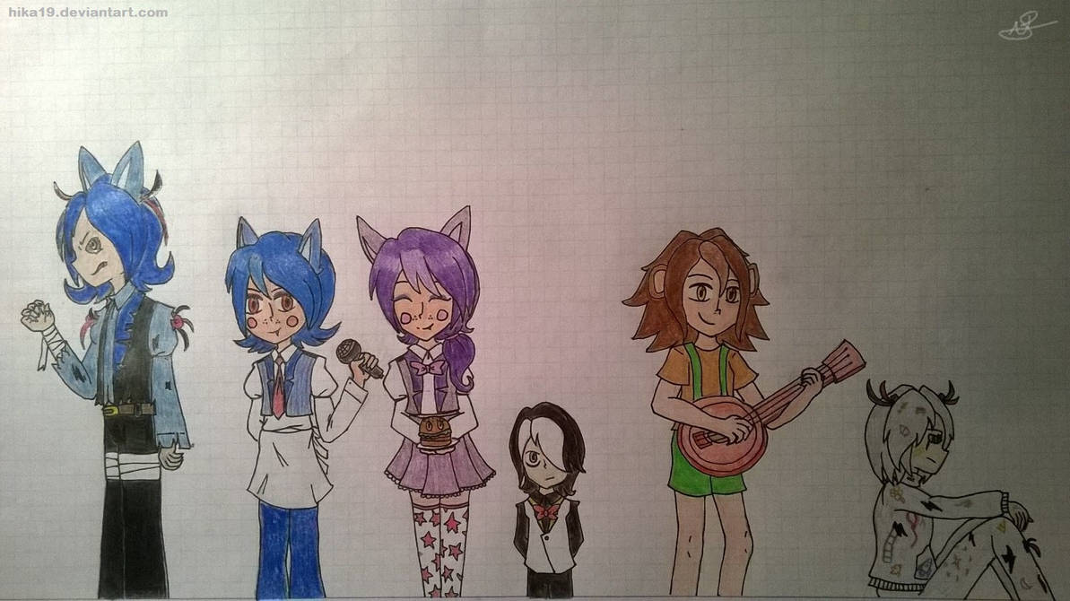 The Five Nights at Candy's members!