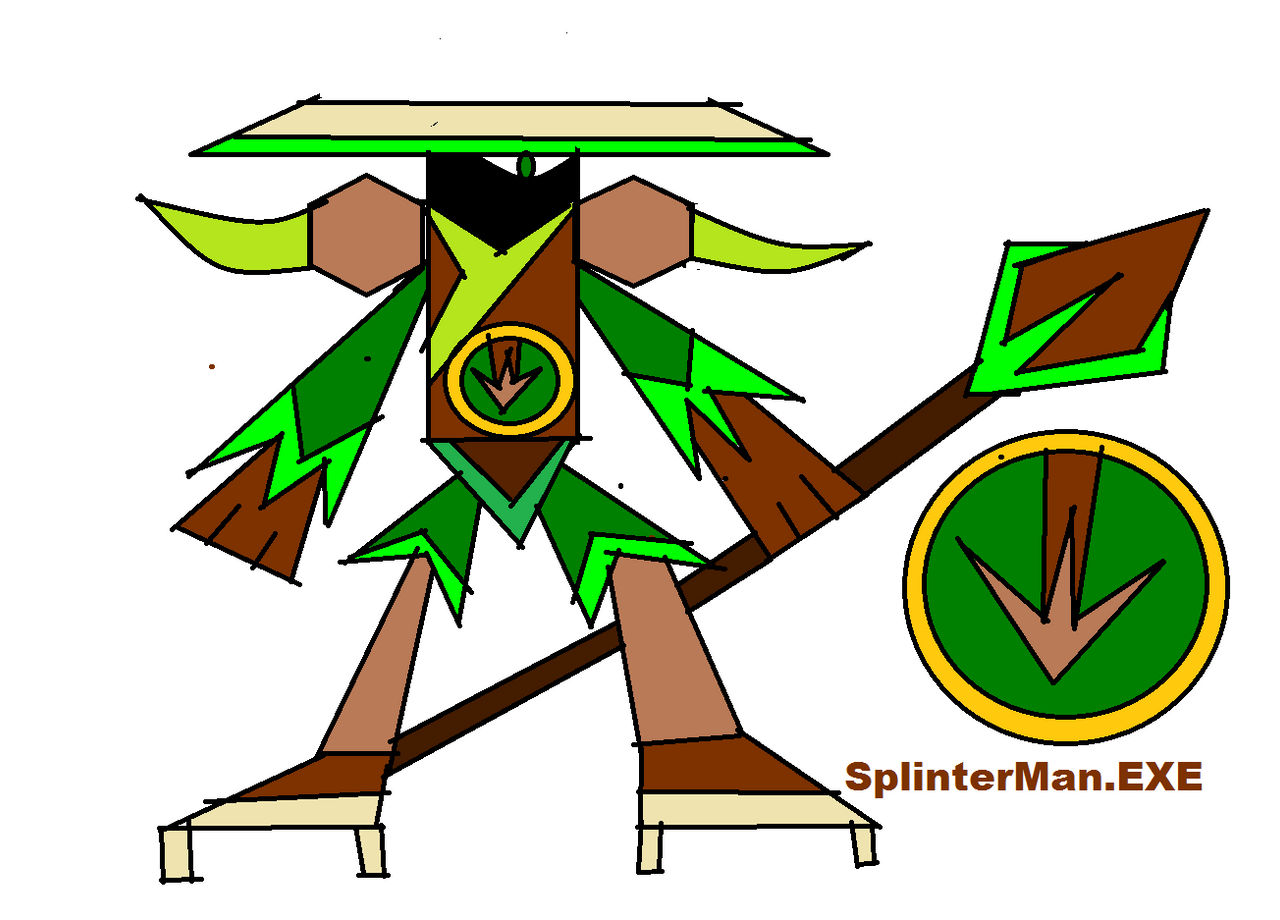 Splinter Man Drawing SplinterMan EXE by MCTheStoryteller on DeviantArt