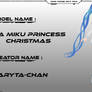 TDA Miku Princess christmas DL