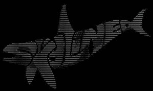 SkyLined Shark Ascii Art by skylined on DeviantArt