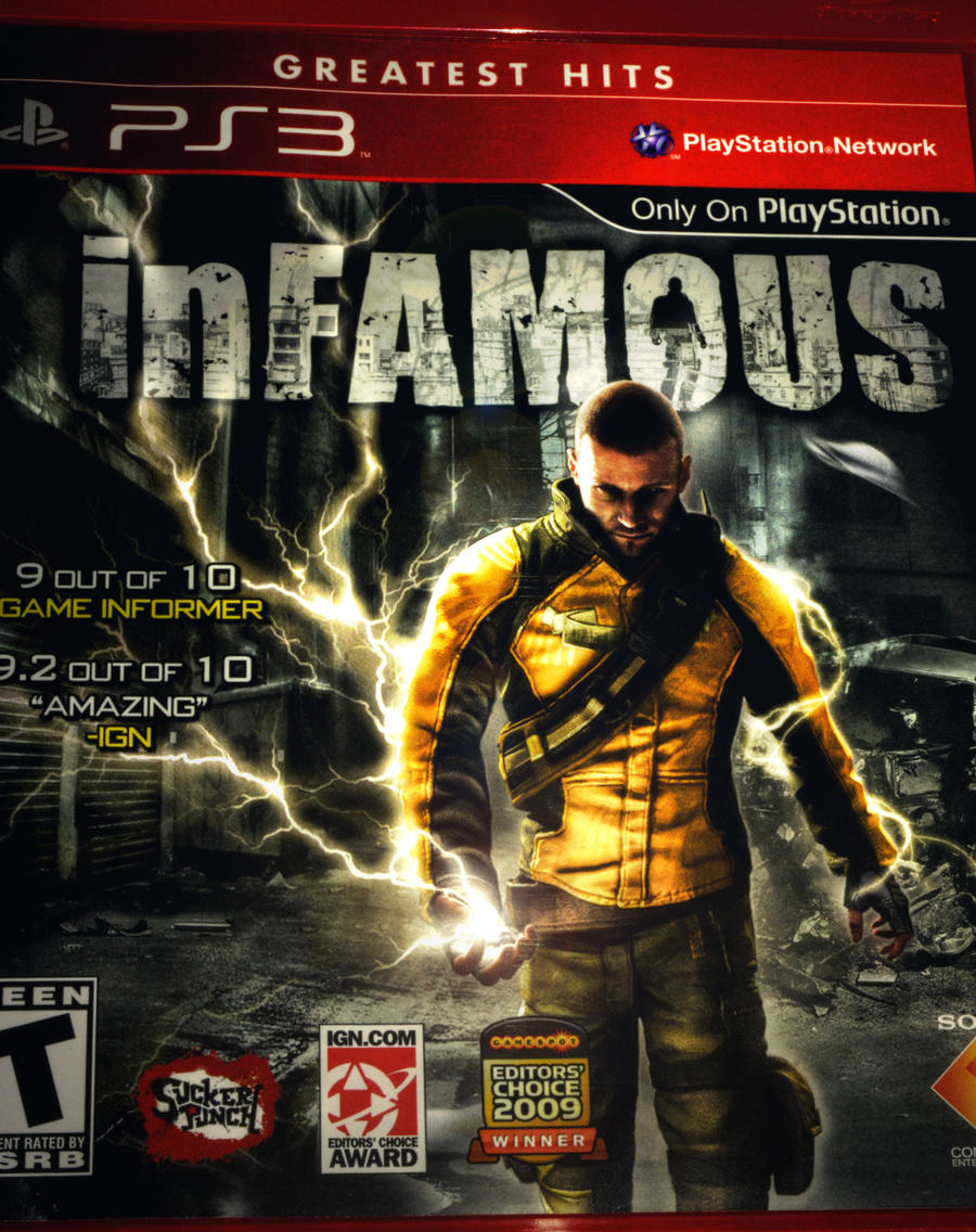 inFamous cover art by ksouth on DeviantArt