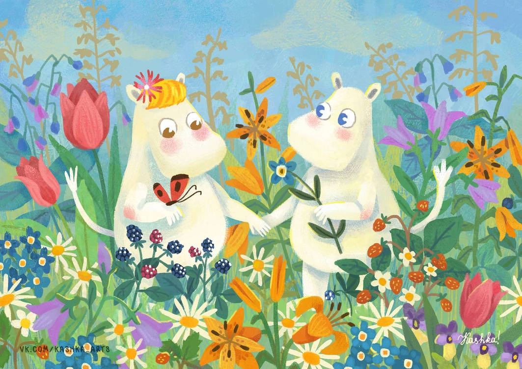 Moomins by KatyaKashka on DeviantArt