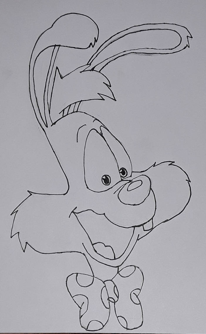 Roger Rabbit sketch by vincehatter on DeviantArt