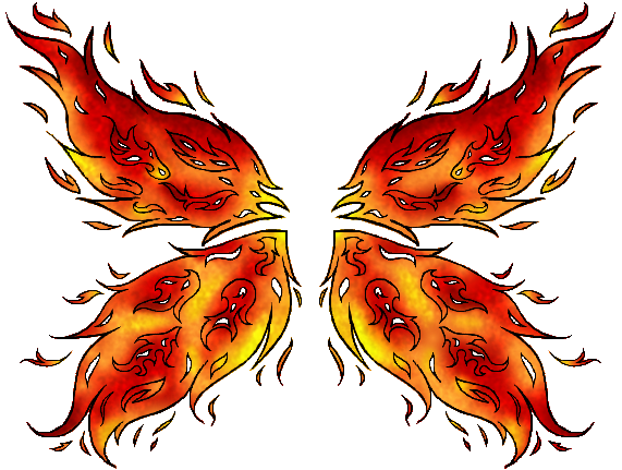 Fiery Fairy Wings (FIRST STYLE)