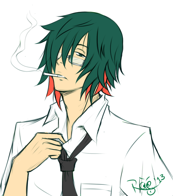 Gatchaman Crowds: Joe Hibiki (now with color!)